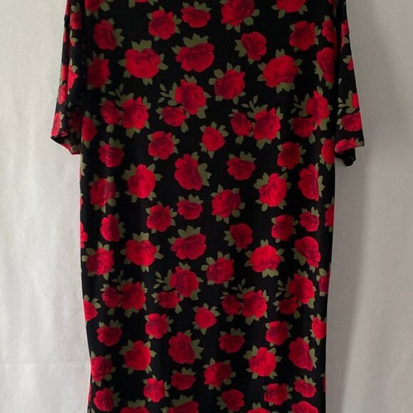 LuLa Roe XXS Simple Comfortable Red Rose Tunic - Picture 15 of 15